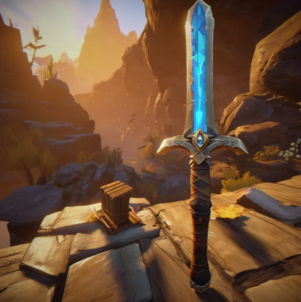 Player holding bronze sword with visible durability bar showing 300+ uses remaining